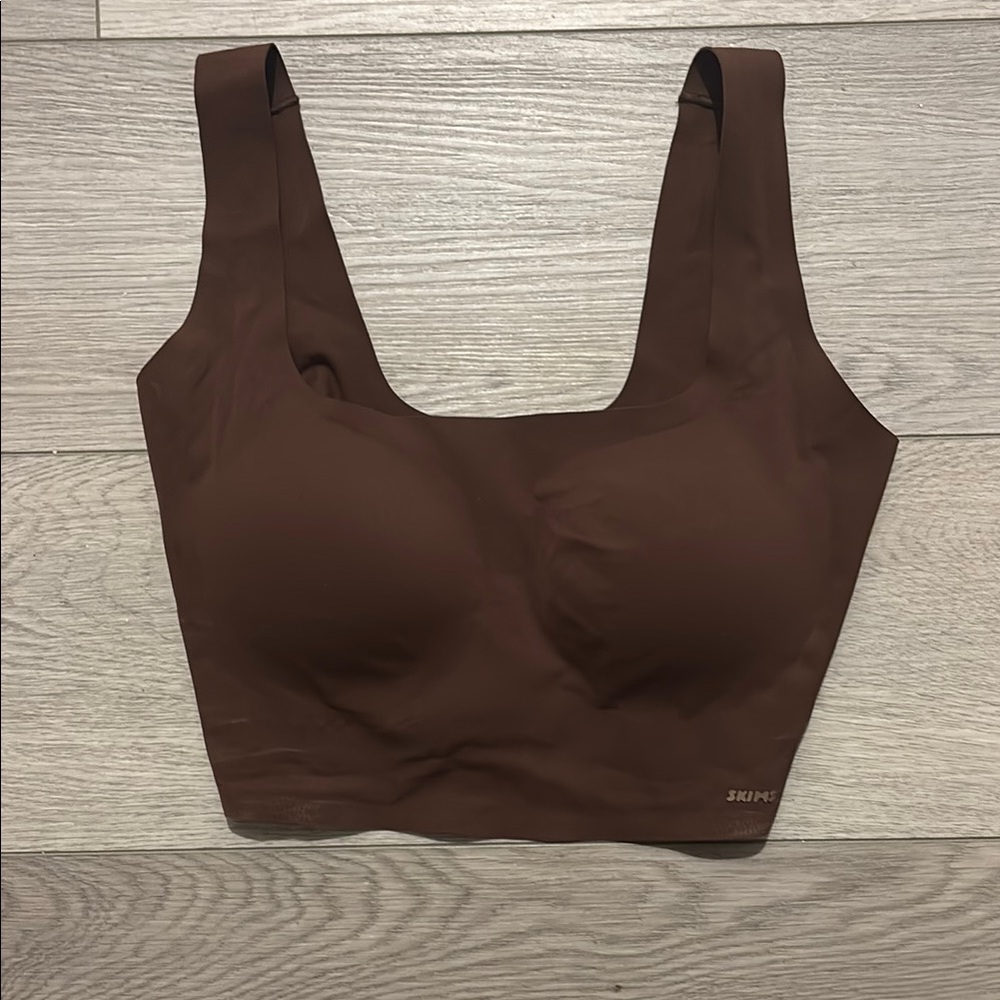 SKIMS Seamless Brown Bralette